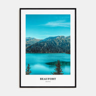 Beaufort, France Portrait Color Poster