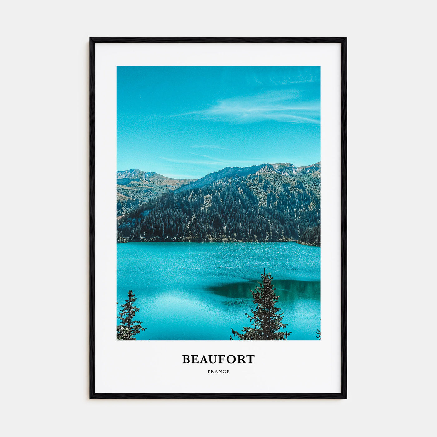 Beaufort, France Portrait Color Poster