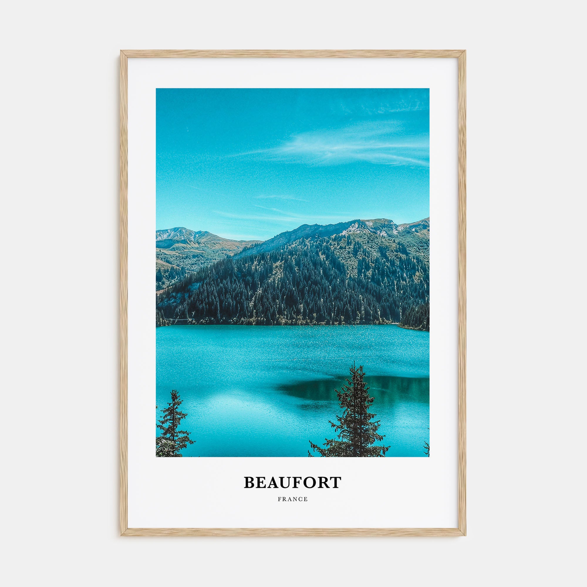 Beaufort, France Portrait Color Poster