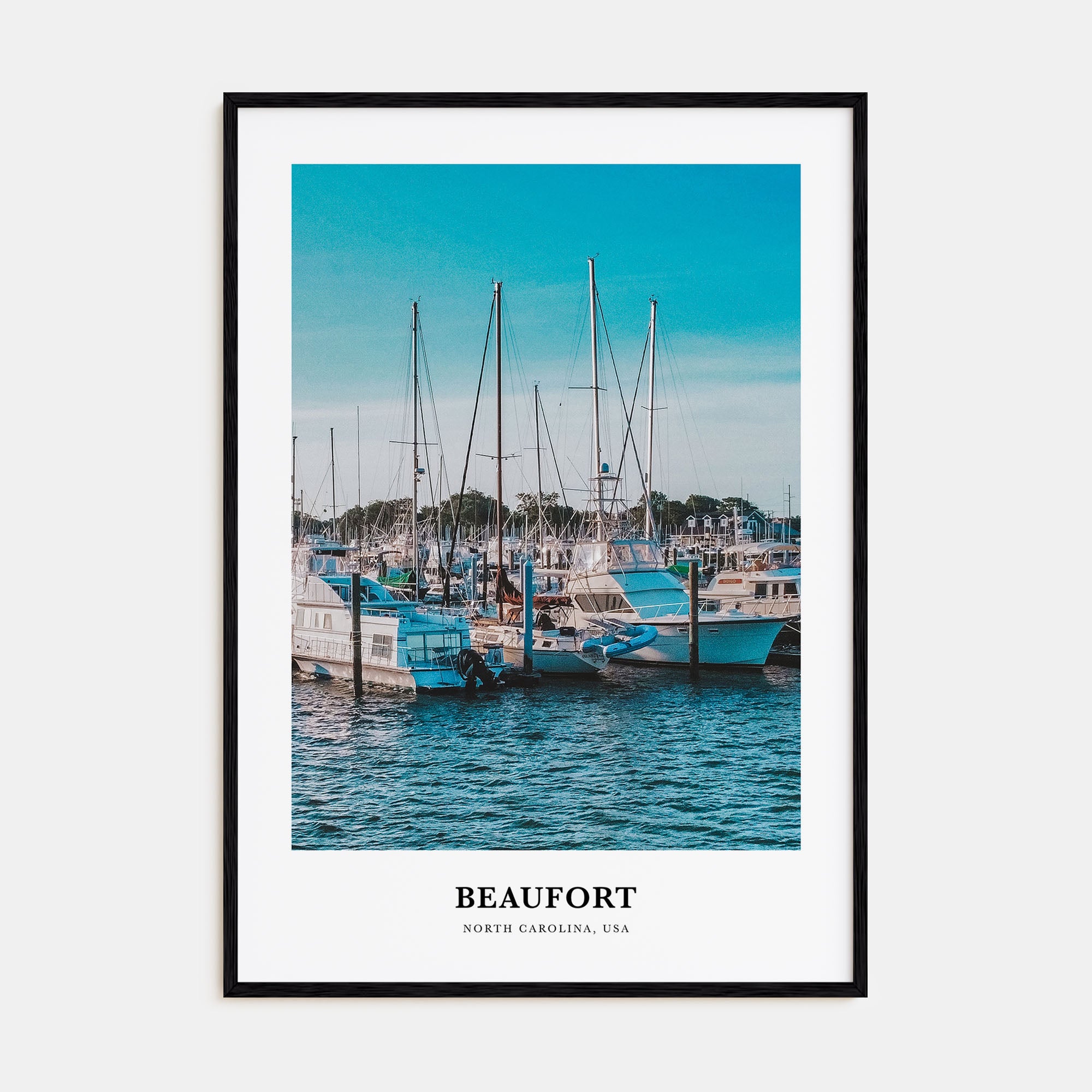 Beaufort, North Carolina Portrait Color Poster