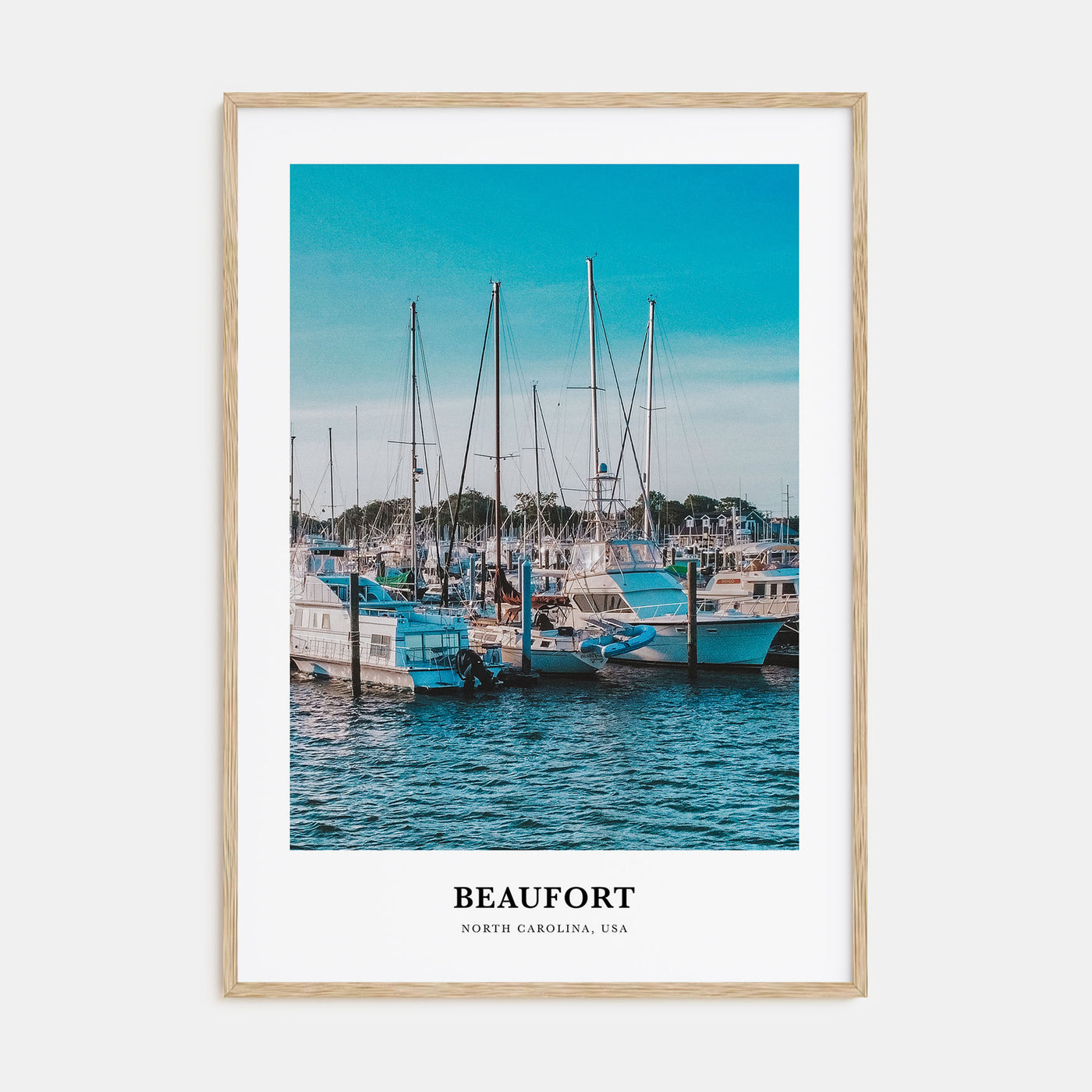 Beaufort, North Carolina Portrait Color Poster
