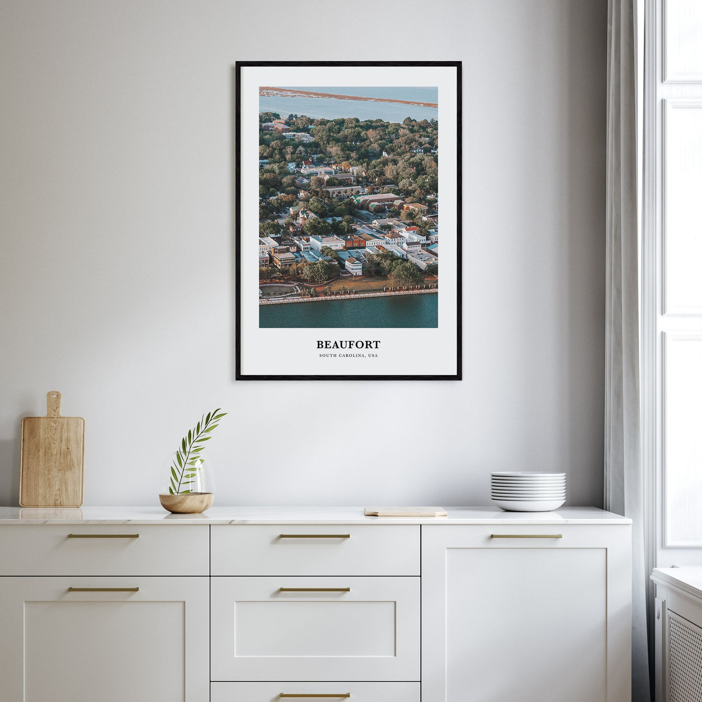 Beaufort, South Carolina Portrait Color Poster