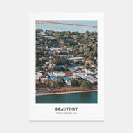 Beaufort, South Carolina Portrait Color Poster