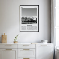 Beaumont, California Travel B&W Poster
