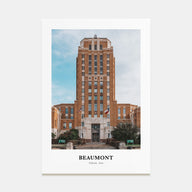 Beaumont, Texas Portrait Color Poster