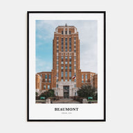 Beaumont, Texas Portrait Color Poster