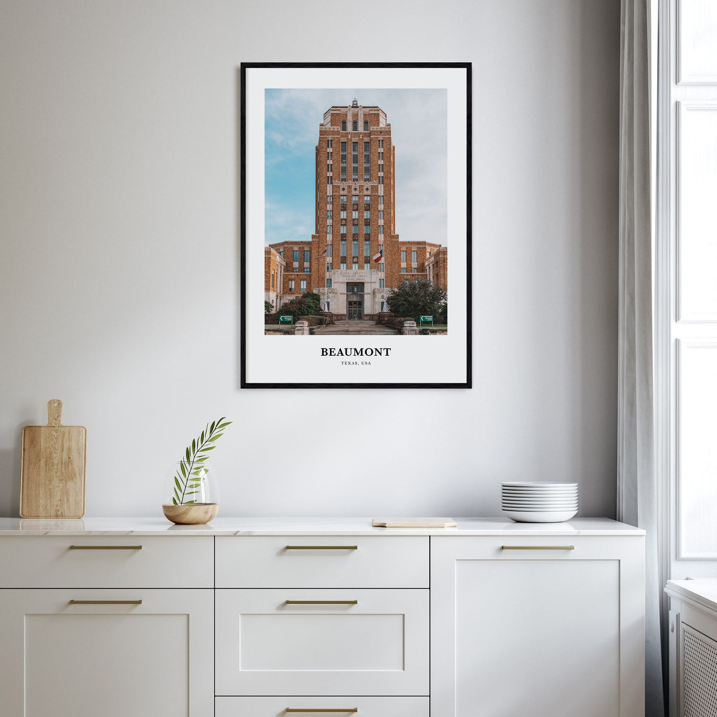 Beaumont, Texas Portrait Color Poster