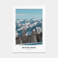 Beaver Creek Portrait Color Poster