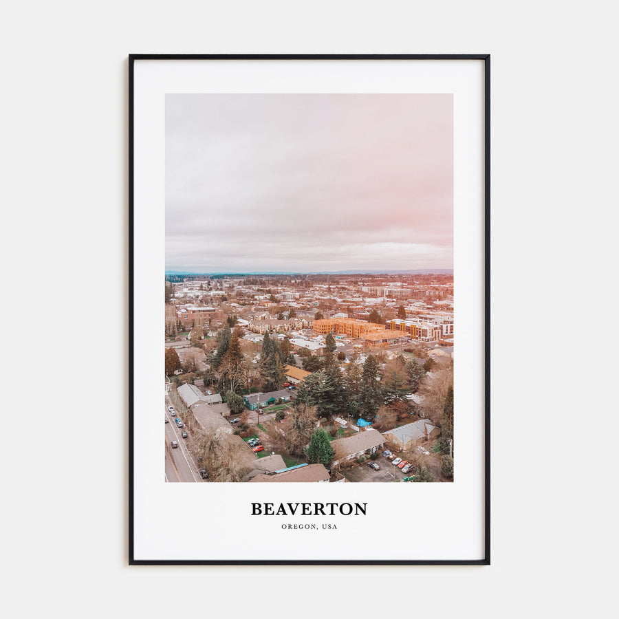 Beaverton Portrait Color Poster