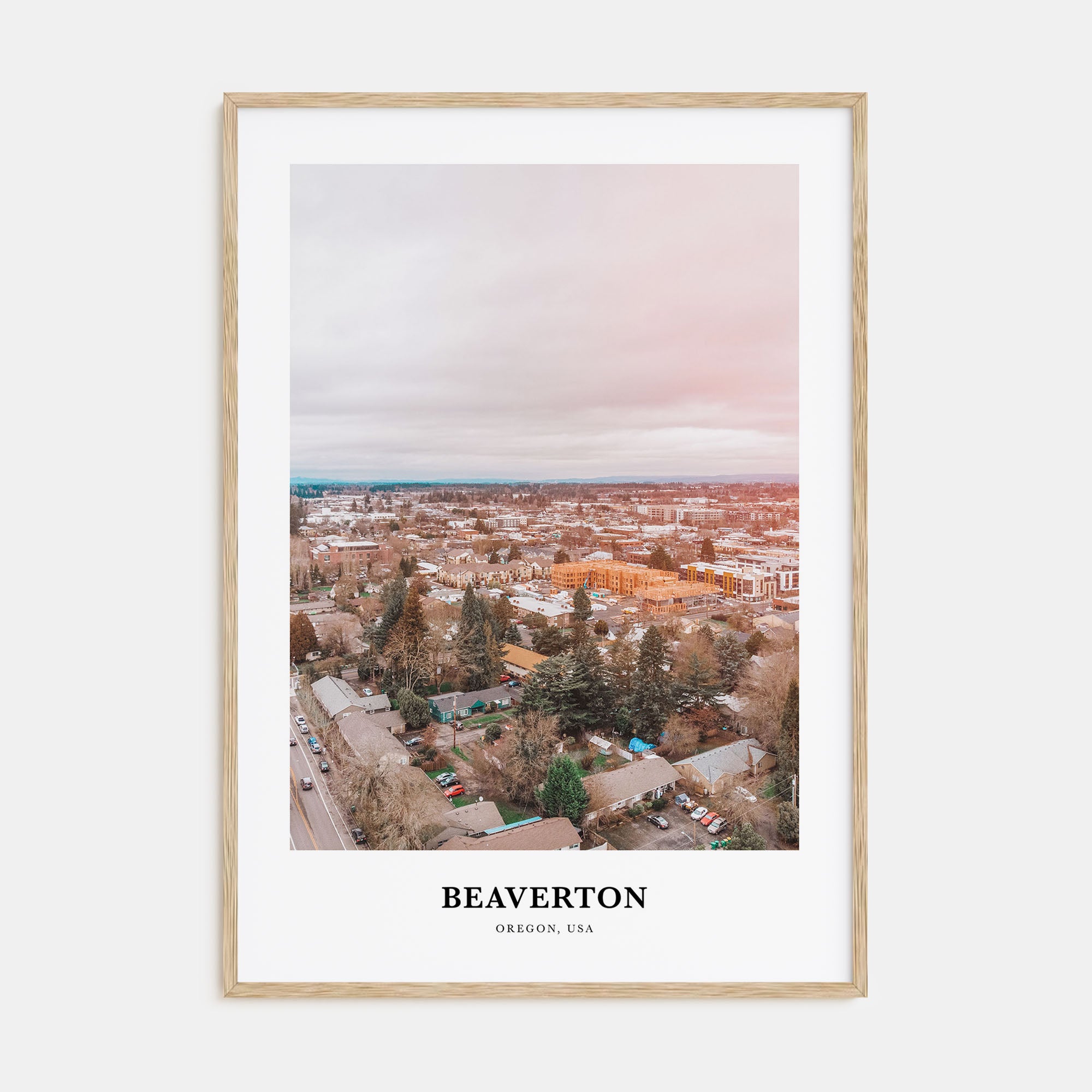 Beaverton Portrait Color Poster