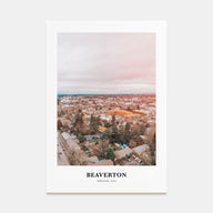 Beaverton Portrait Color Poster