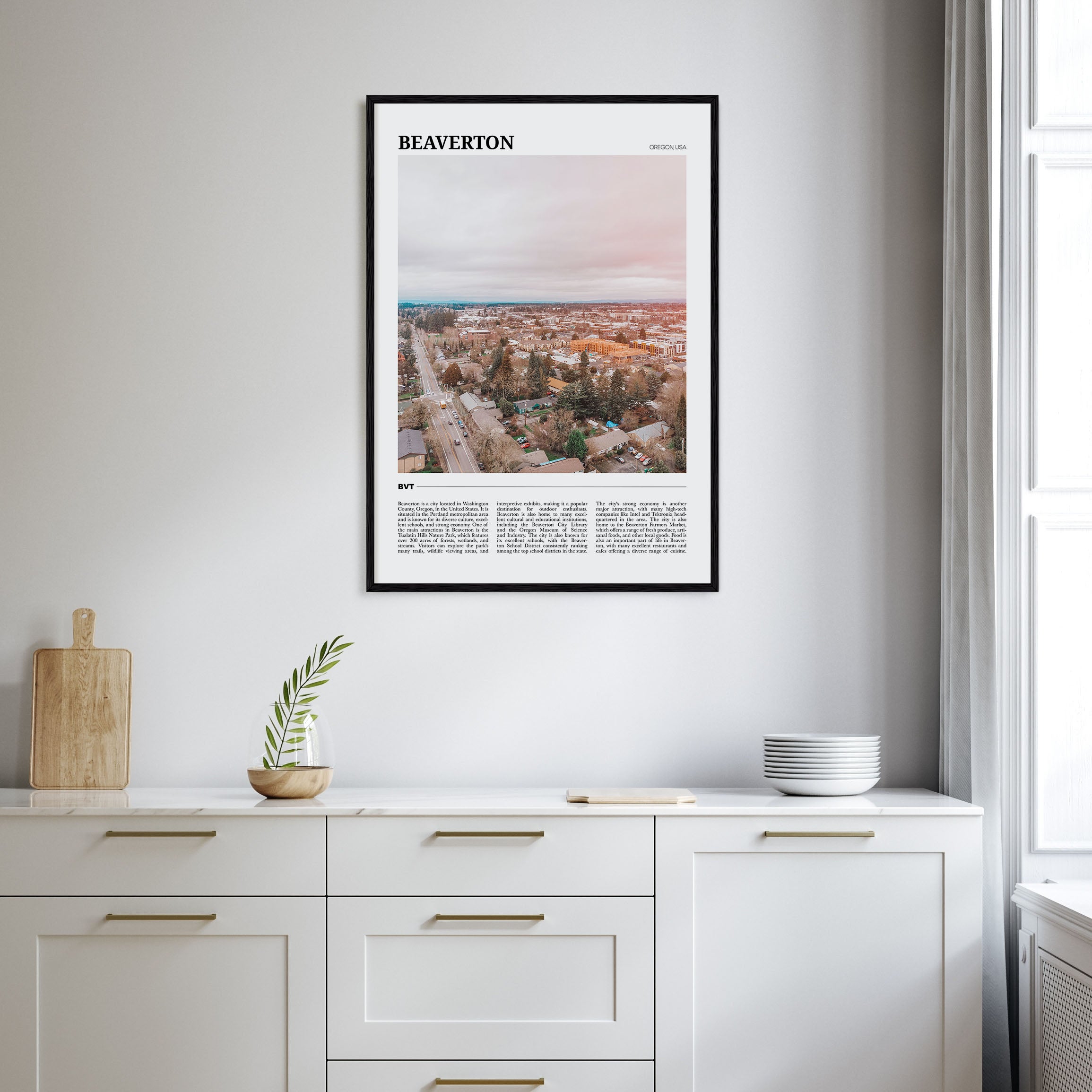 Beaverton Travel Color Poster