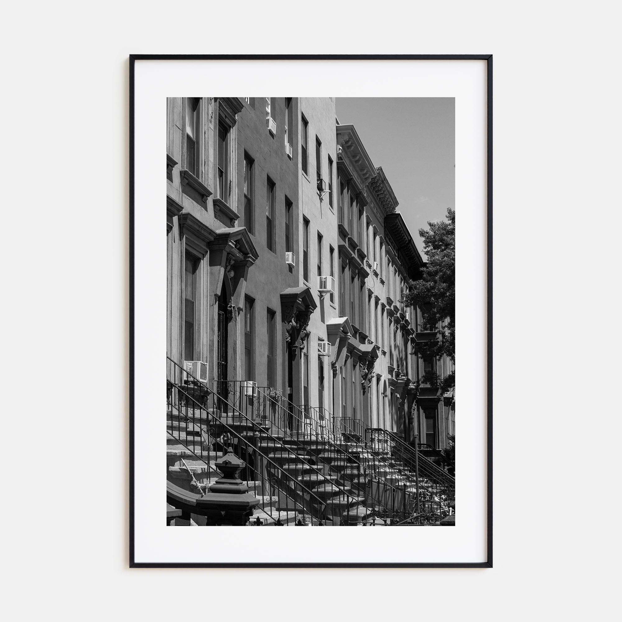 Bedford-Stuyvesant Photo B&W Poster