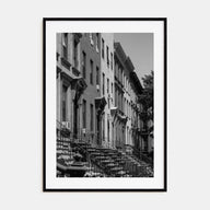 Bedford-Stuyvesant Photo B&W Poster