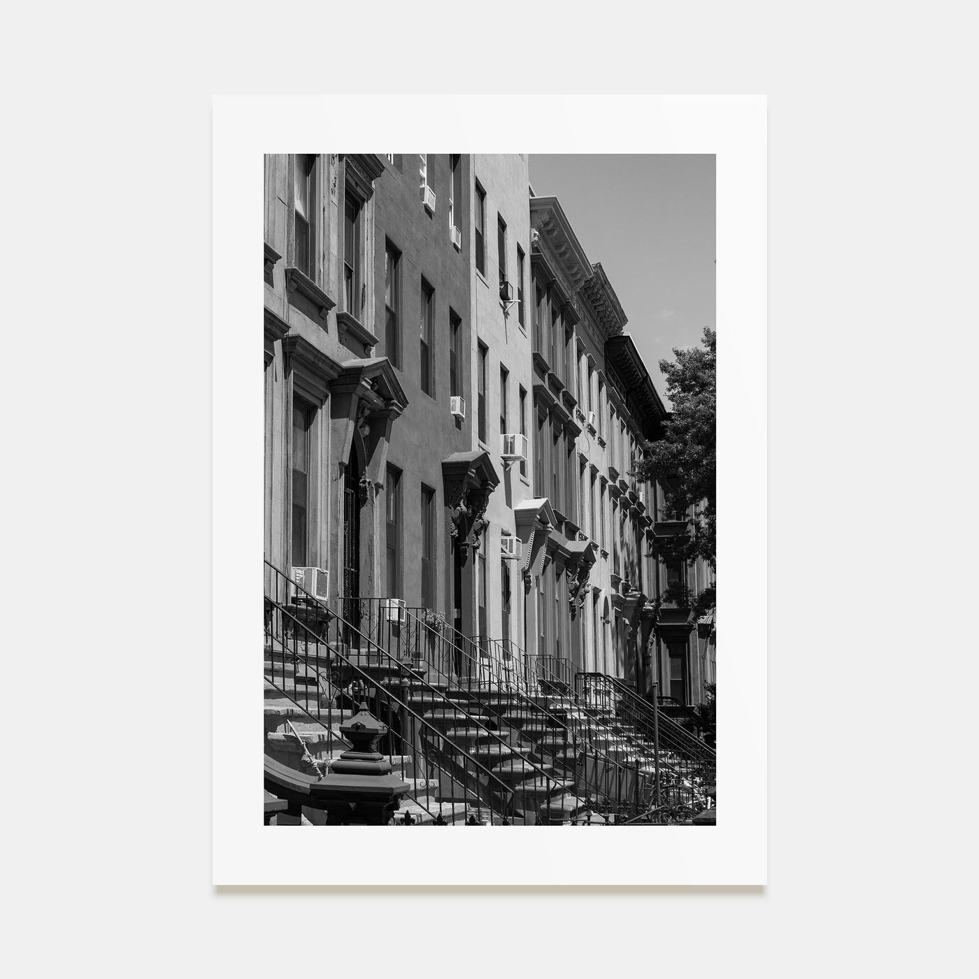 Bedford-Stuyvesant Photo B&W Poster