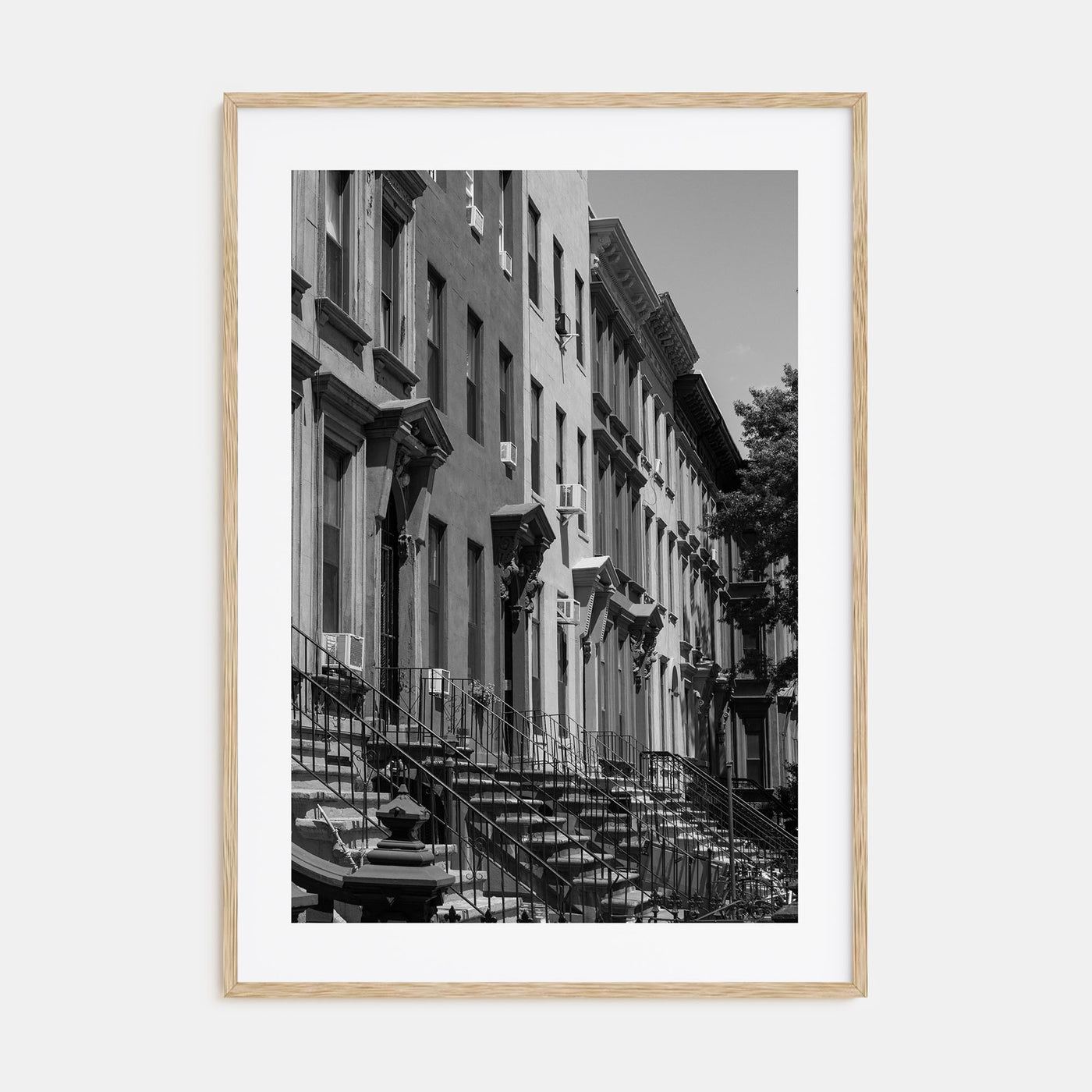 Bedford-Stuyvesant Photo B&W Poster