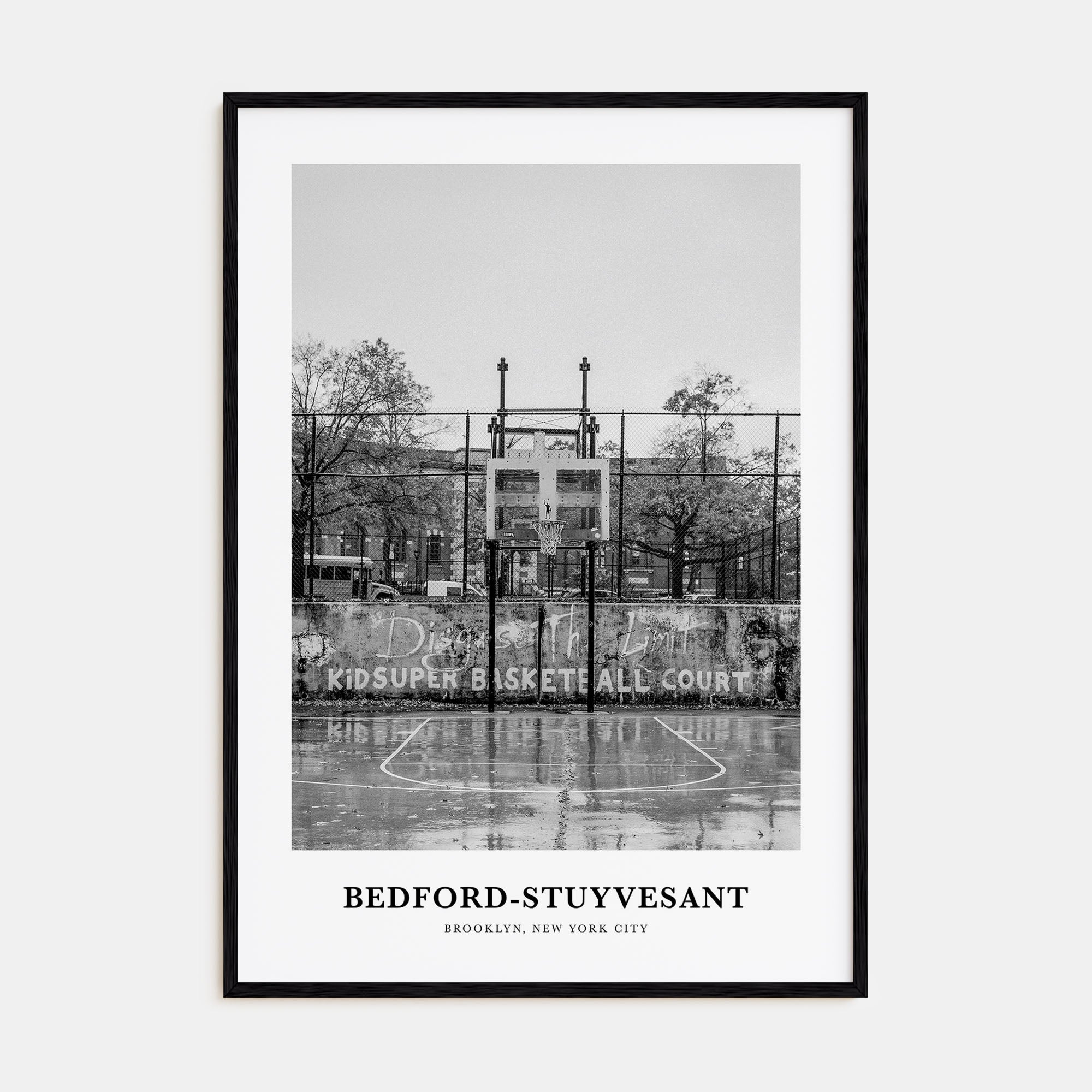 Bedford-Stuyvesant Portrait B&W Poster