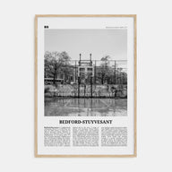 Bedford-Stuyvesant Travel B&W Poster
