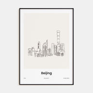 Beijing Drawn Poster