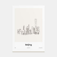 Beijing Drawn Poster