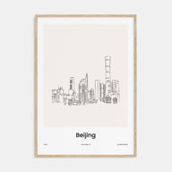 Beijing Drawn Poster