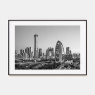 Beijing Landscape B&W Poster