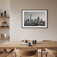 Beijing Landscape B&W Poster