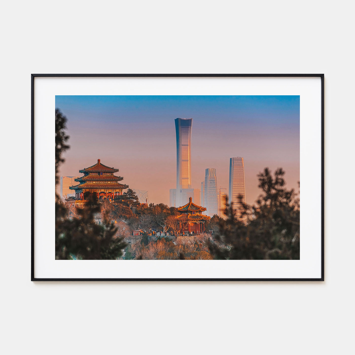 Beijing Landscape Color Poster