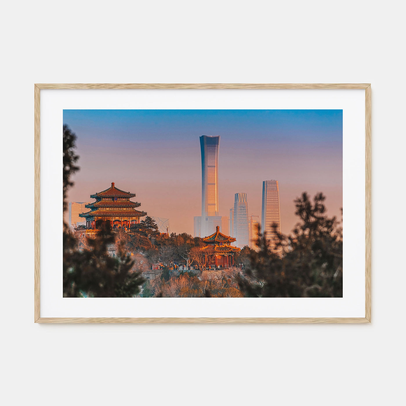 Beijing Landscape Color Poster