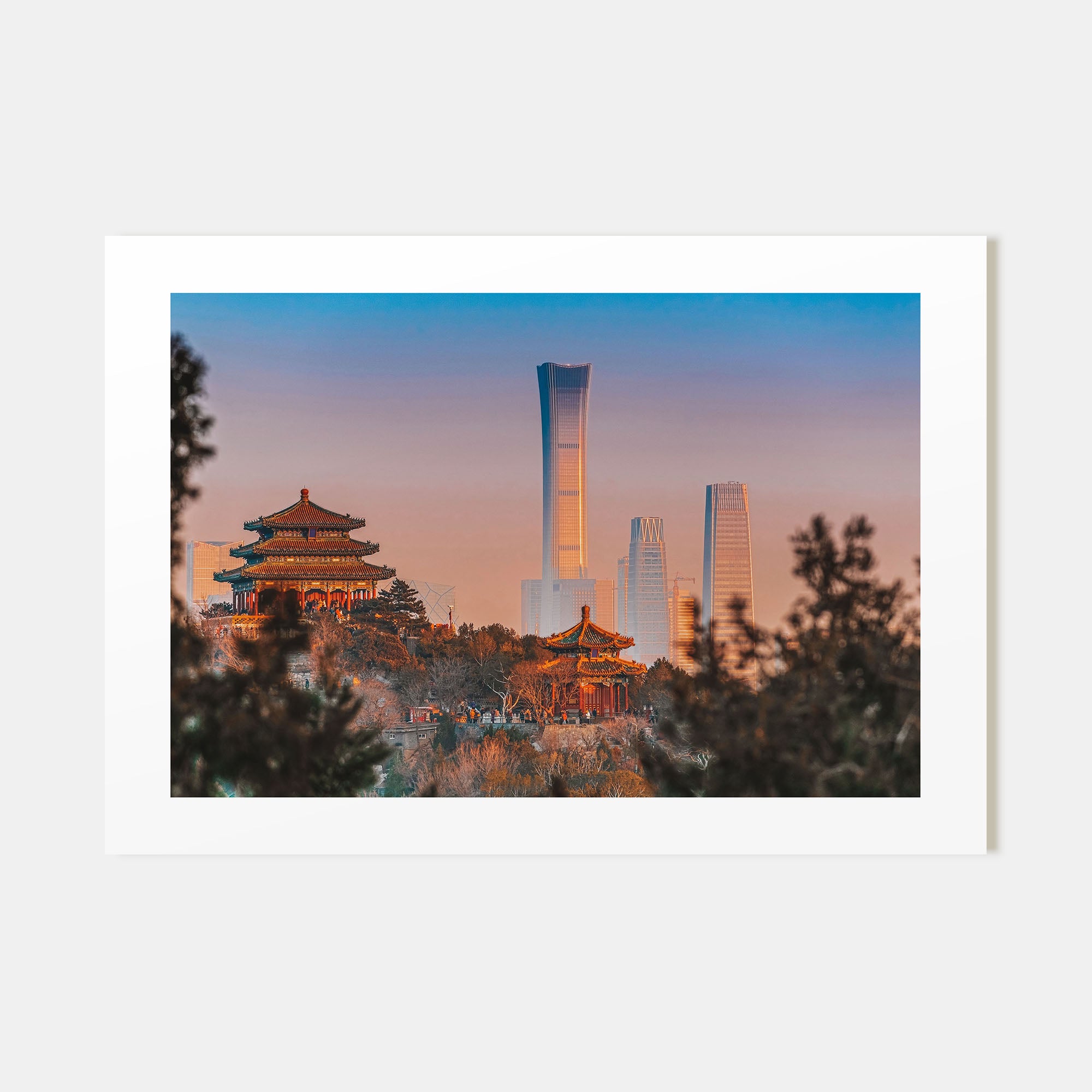 Beijing Landscape Color Poster