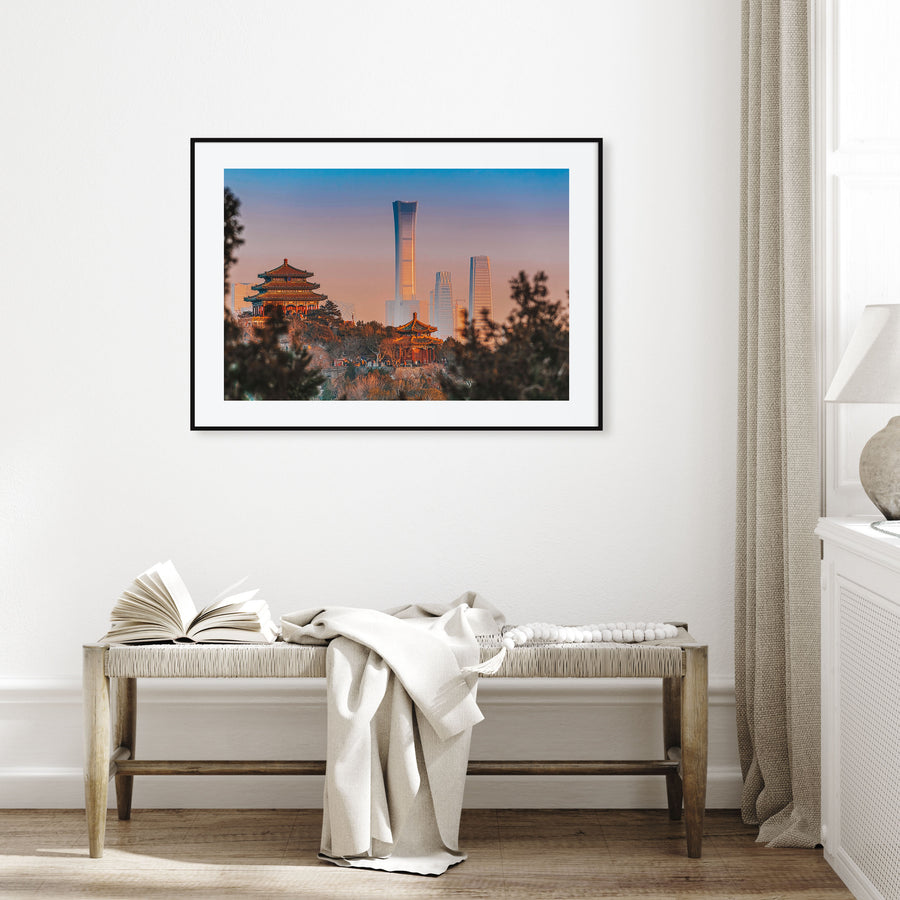 Beijing Landscape Color Poster
