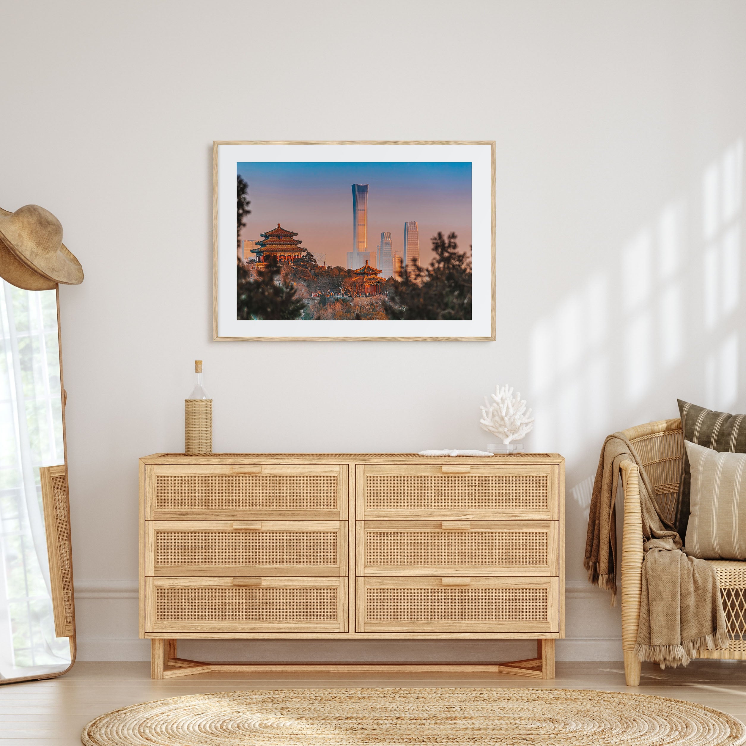 Beijing Landscape Color Poster