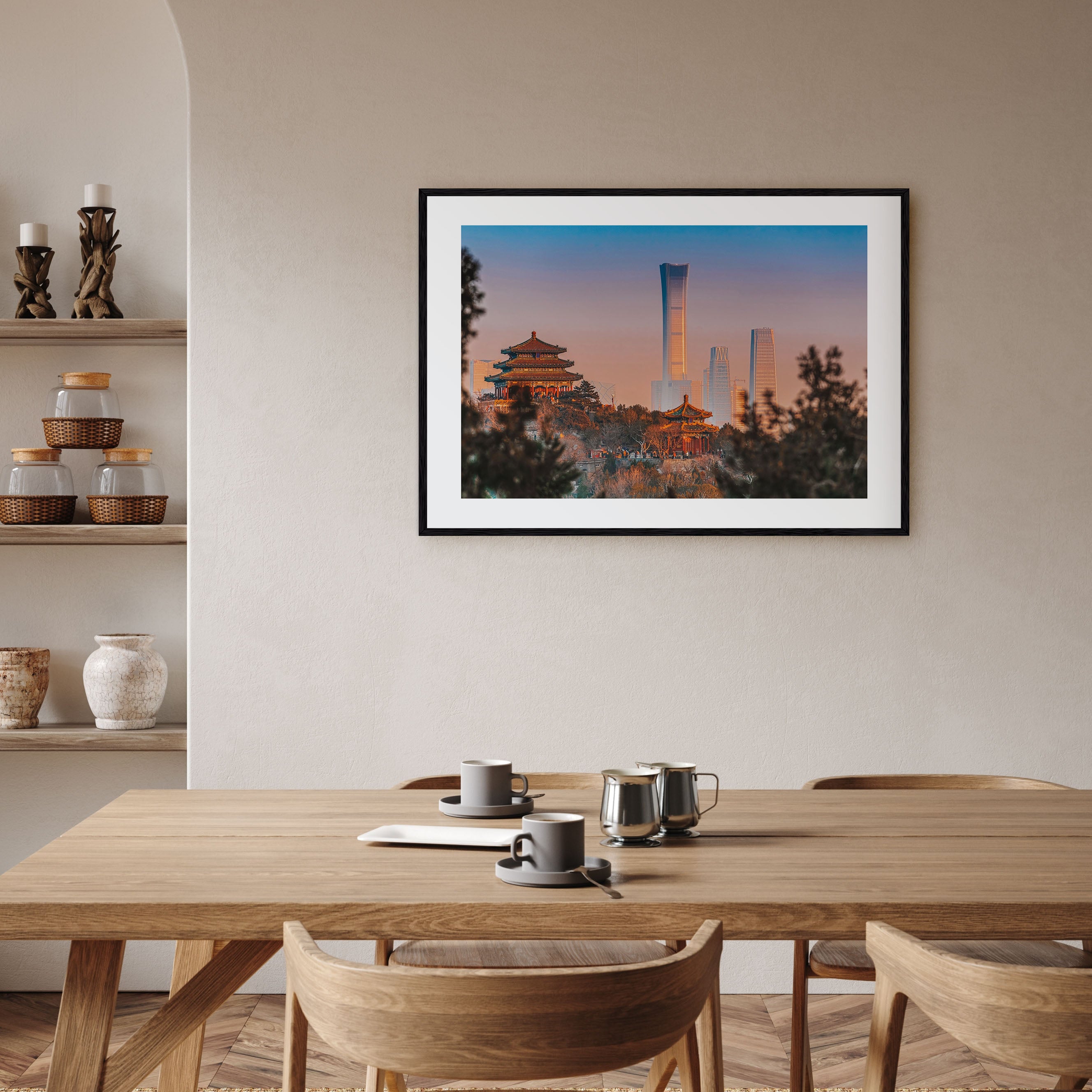 Beijing Landscape Color Poster