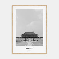 Beijing Portrait B&W No 2 Poster