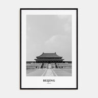 Beijing Portrait B&W No 2 Poster