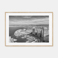 Beirut Landscape B&W Poster