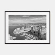 Beirut Landscape B&W Poster