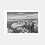 Beirut Landscape B&W Poster