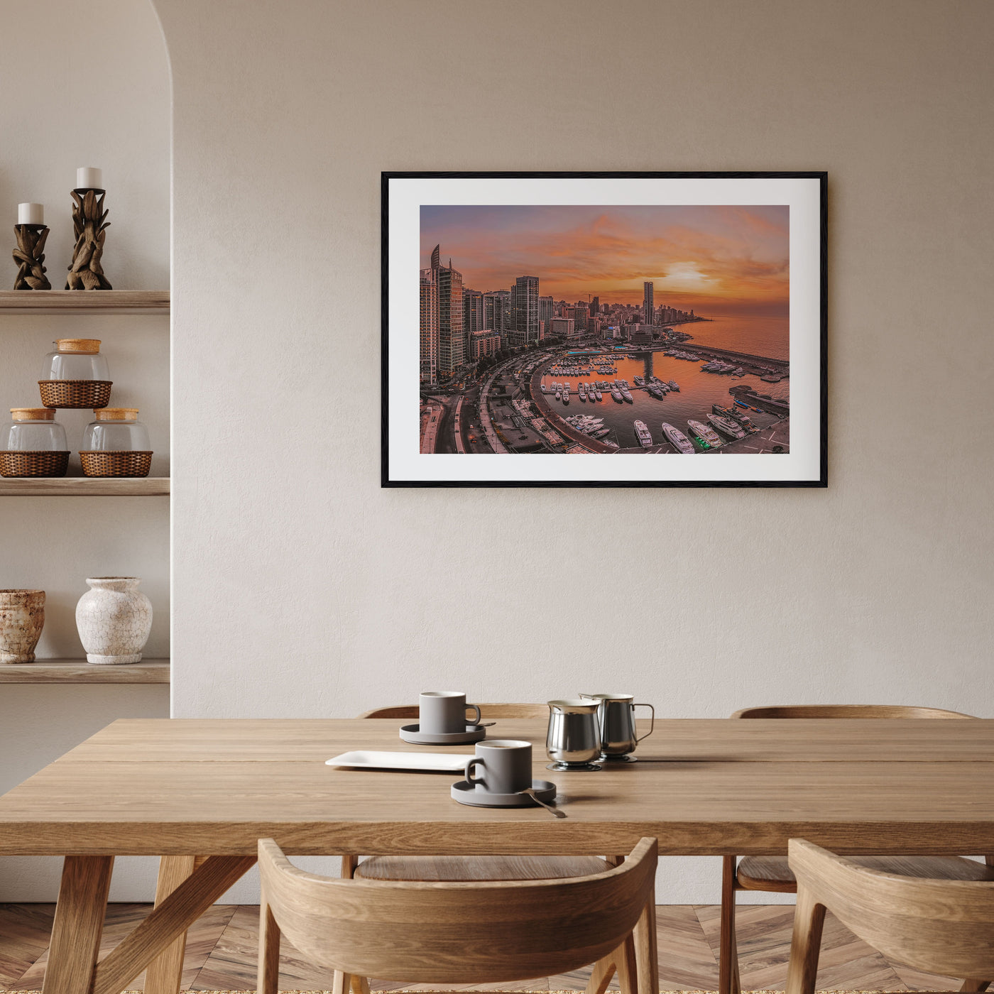 Beirut Landscape Color Poster
