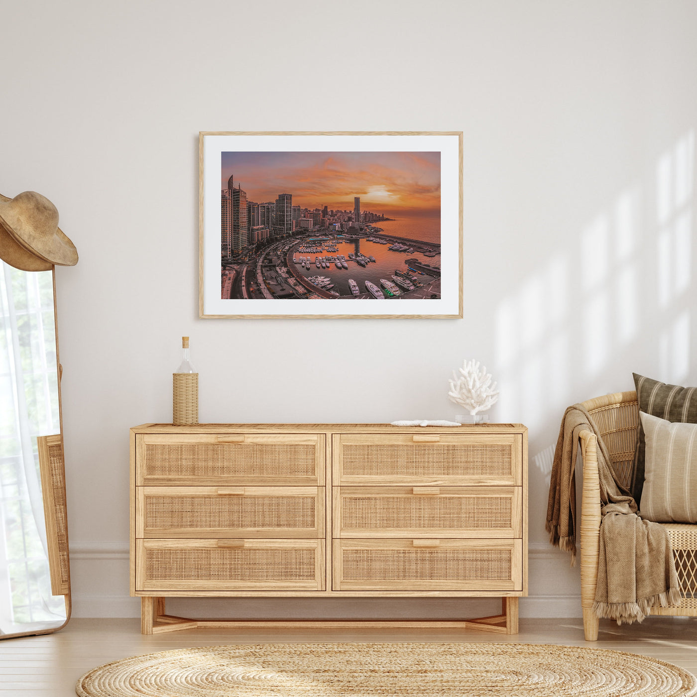 Beirut Landscape Color Poster