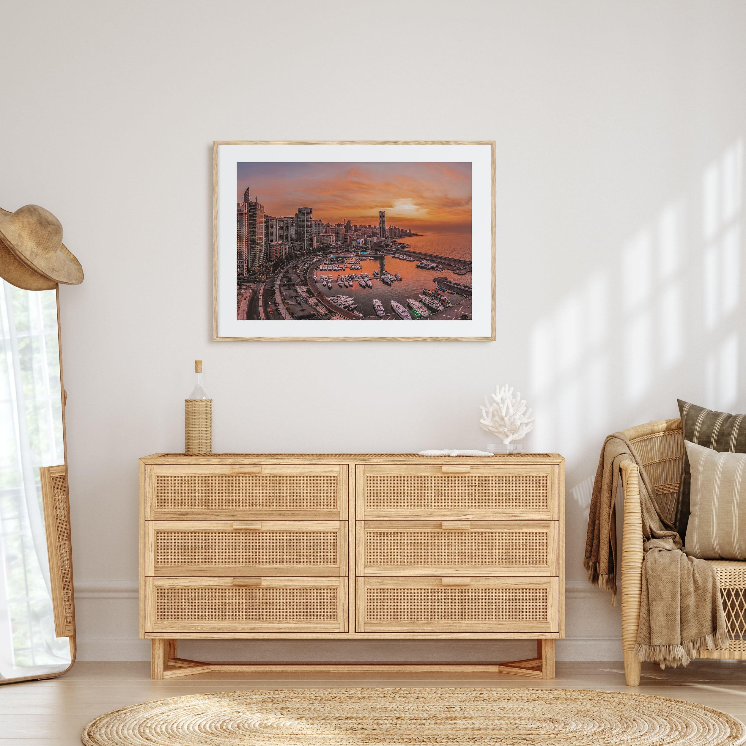 Beirut Landscape Color Poster
