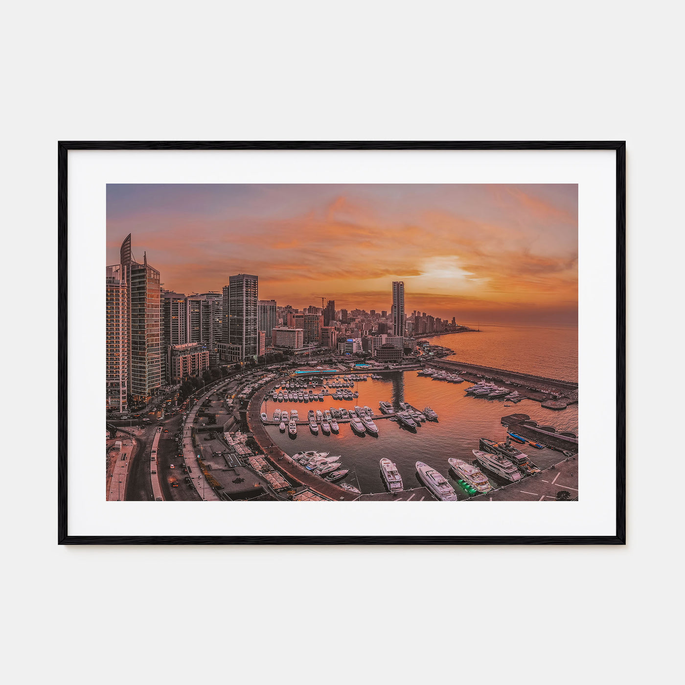 Beirut Landscape Color Poster