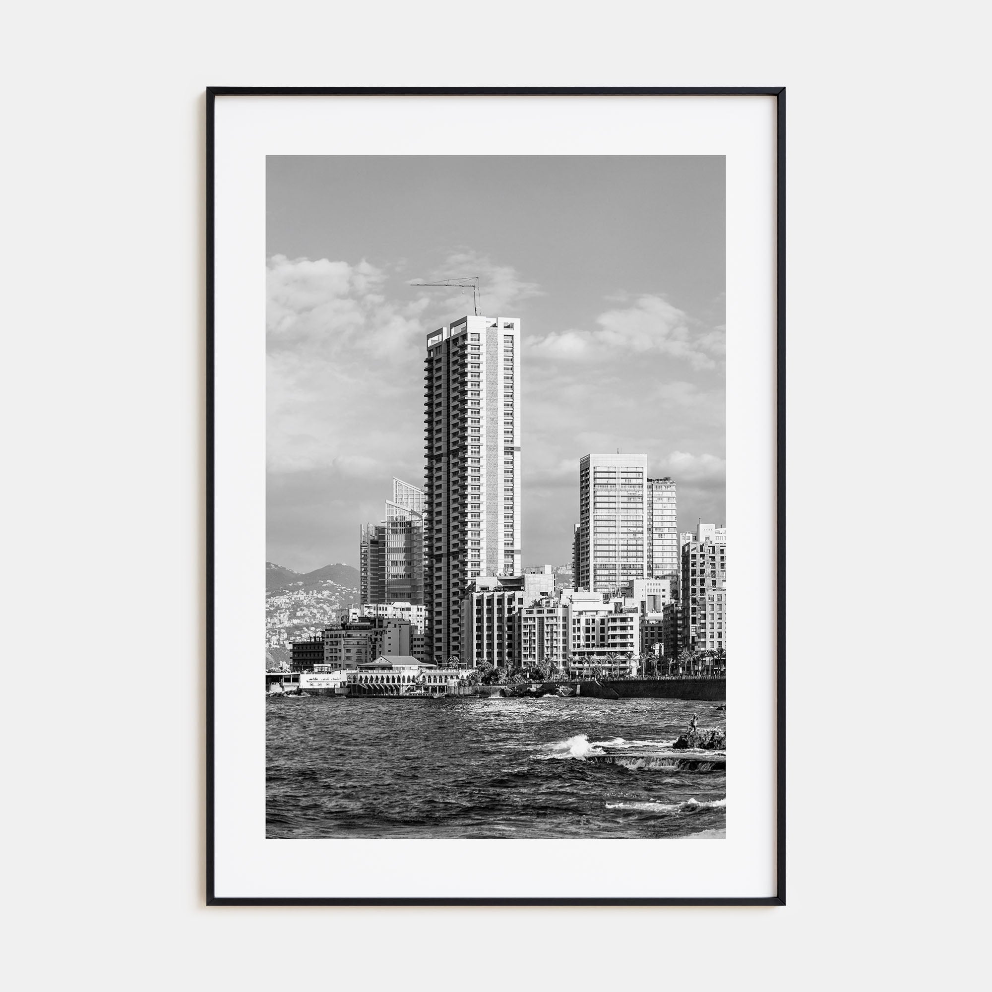Beirut Photo B&W Poster