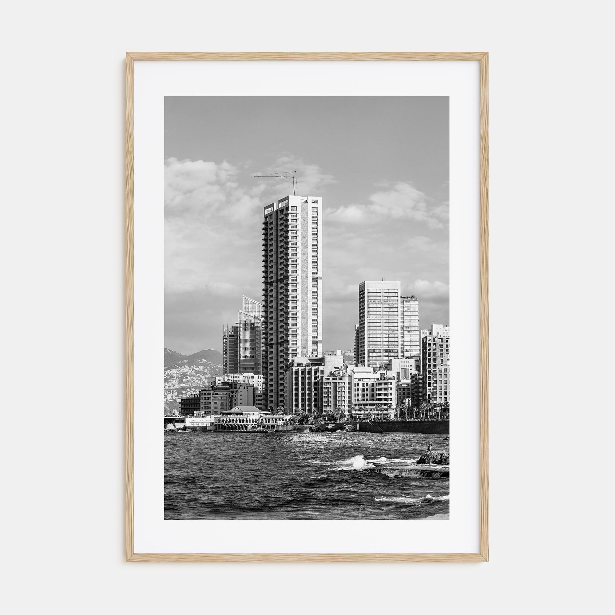 Beirut Photo B&W Poster