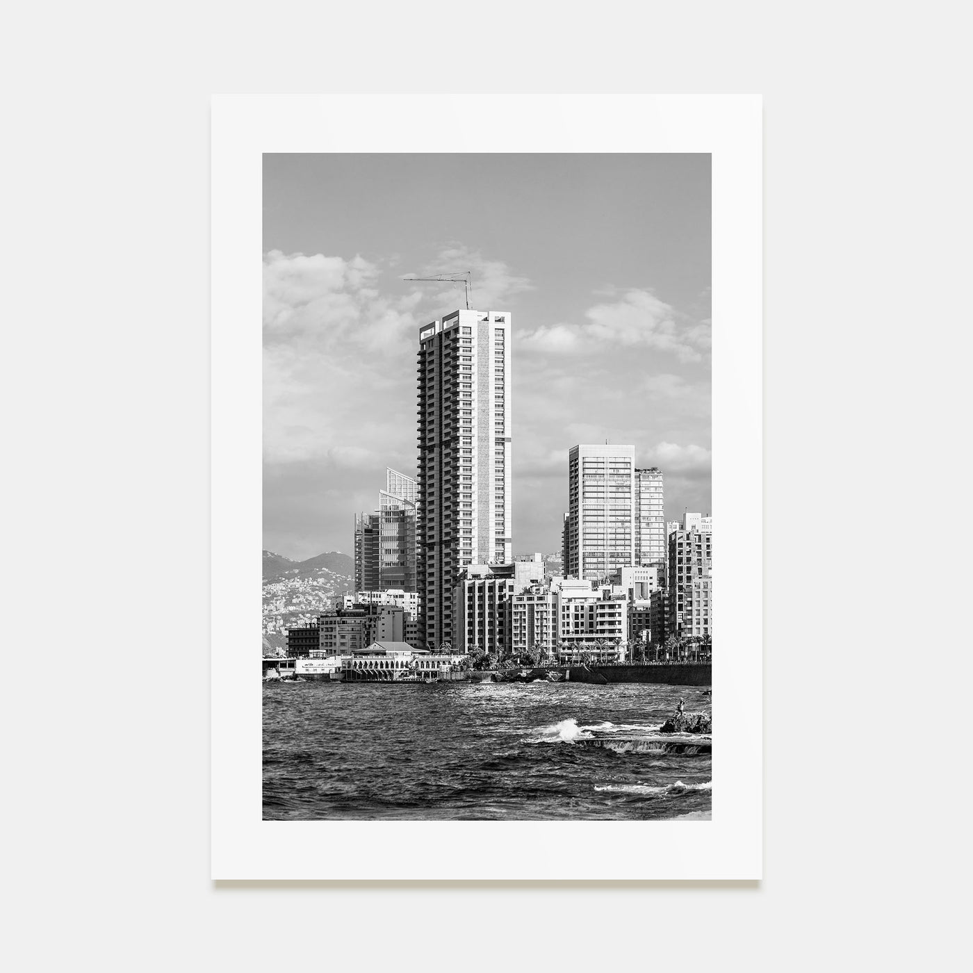 Beirut Photo B&W Poster