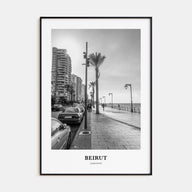 Beirut Portrait B&W No 1 Poster