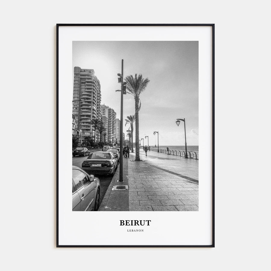 Beirut Portrait B&W No 1 Poster