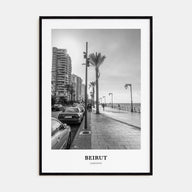 Beirut Portrait B&W No 1 Poster