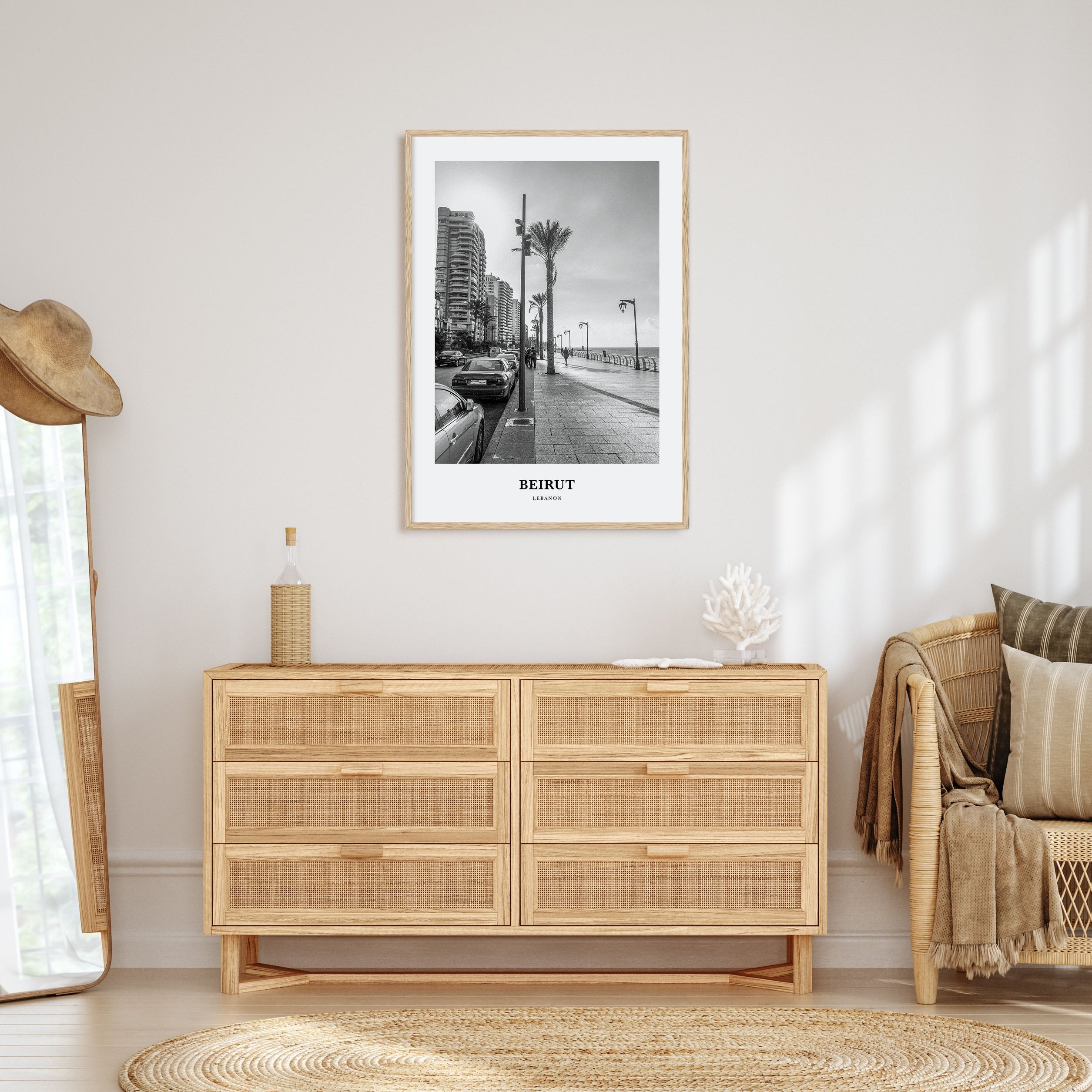 Beirut Portrait B&W No 1 Poster