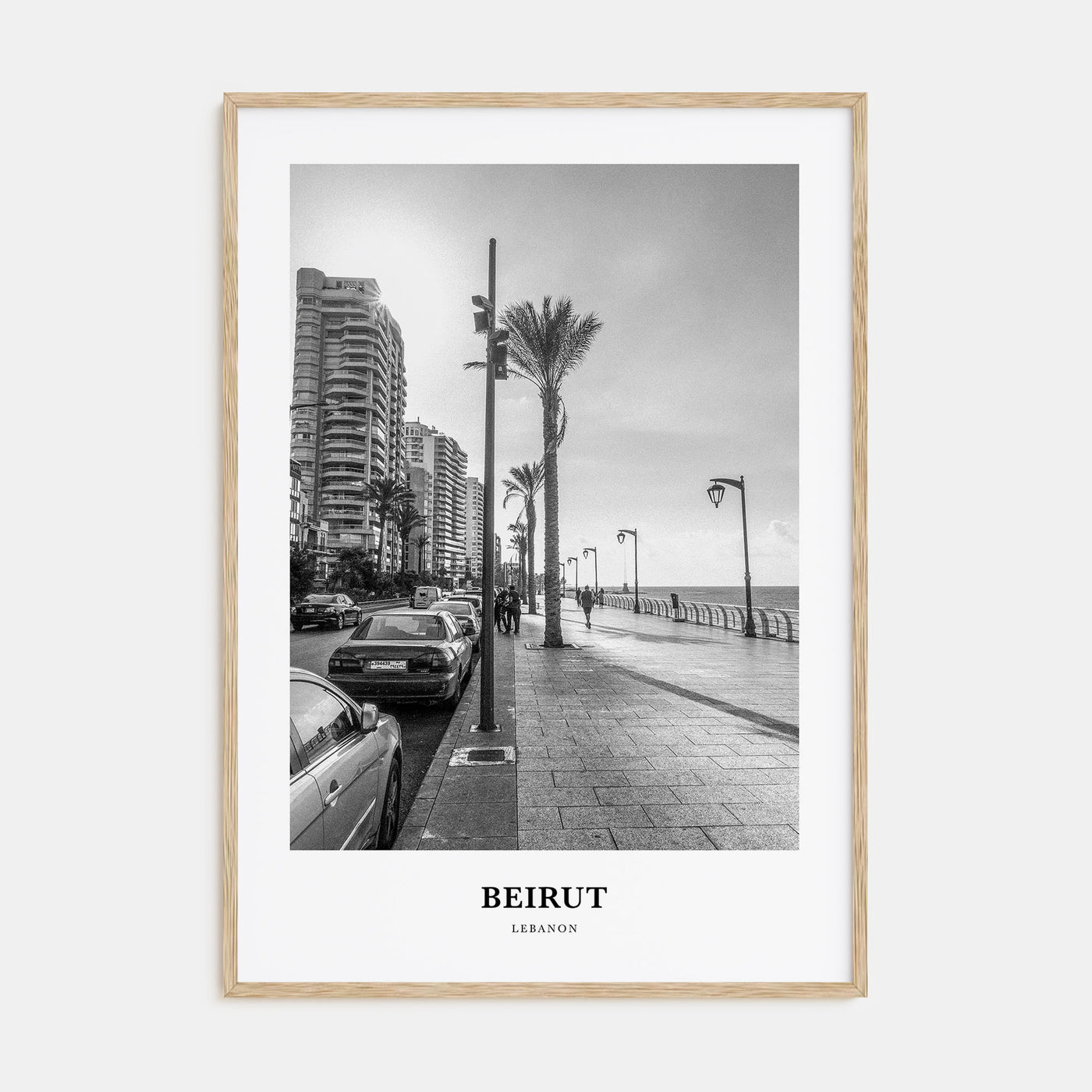 Beirut Portrait B&W No 1 Poster